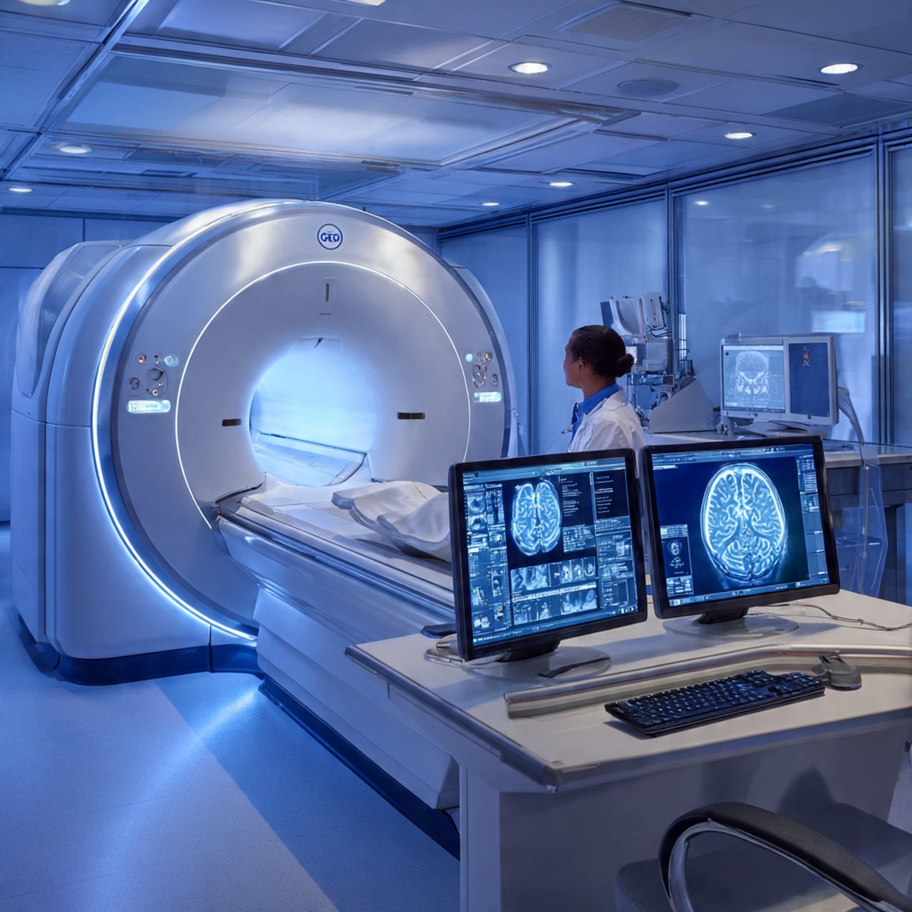 GE Signa HDxt 1.5T MRI Scanner – 16/8-Channel Multi-Coil System for ...