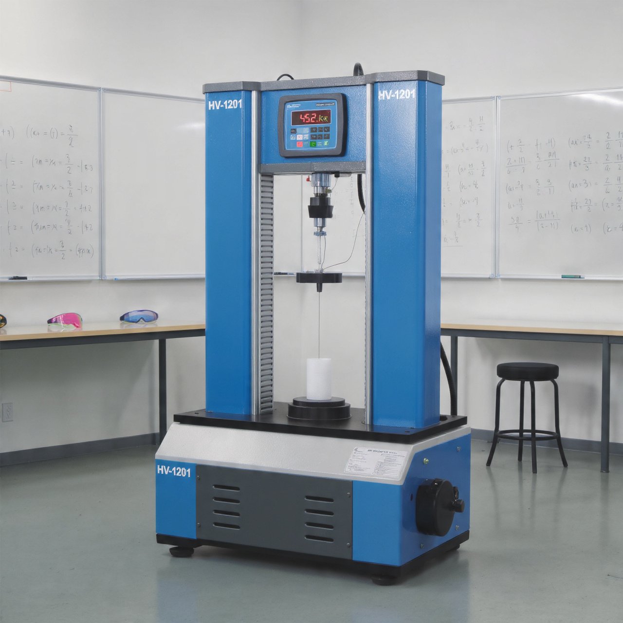 Compressive Testing Utm HV-1201 Universal Testing Machine – 100 kN Digital UTM for Tensile ...