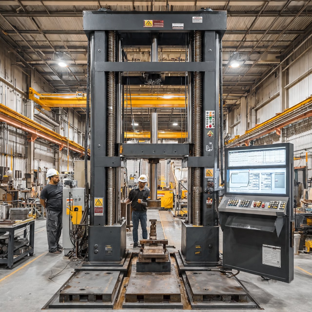 structural tests - iabg Images High Quality Grahic Industrial Universal Testing Machine – Heavy-Duty 600 kN UTM for ...